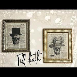 Till death do us part framed art